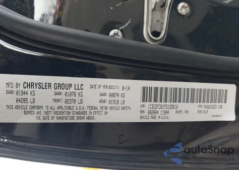 2015 Dodge Dart Limited z USA, uszkodzony, nr VIN 1C3CDFCB1FD122616